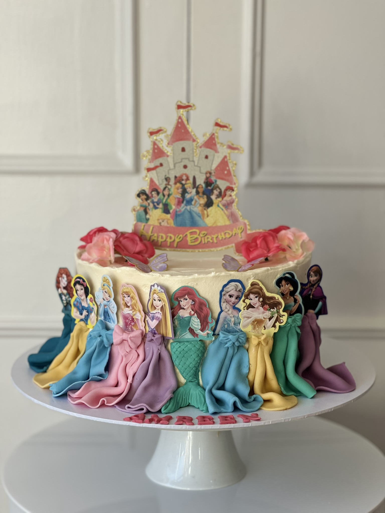 Amber Disney princesses birthday cake